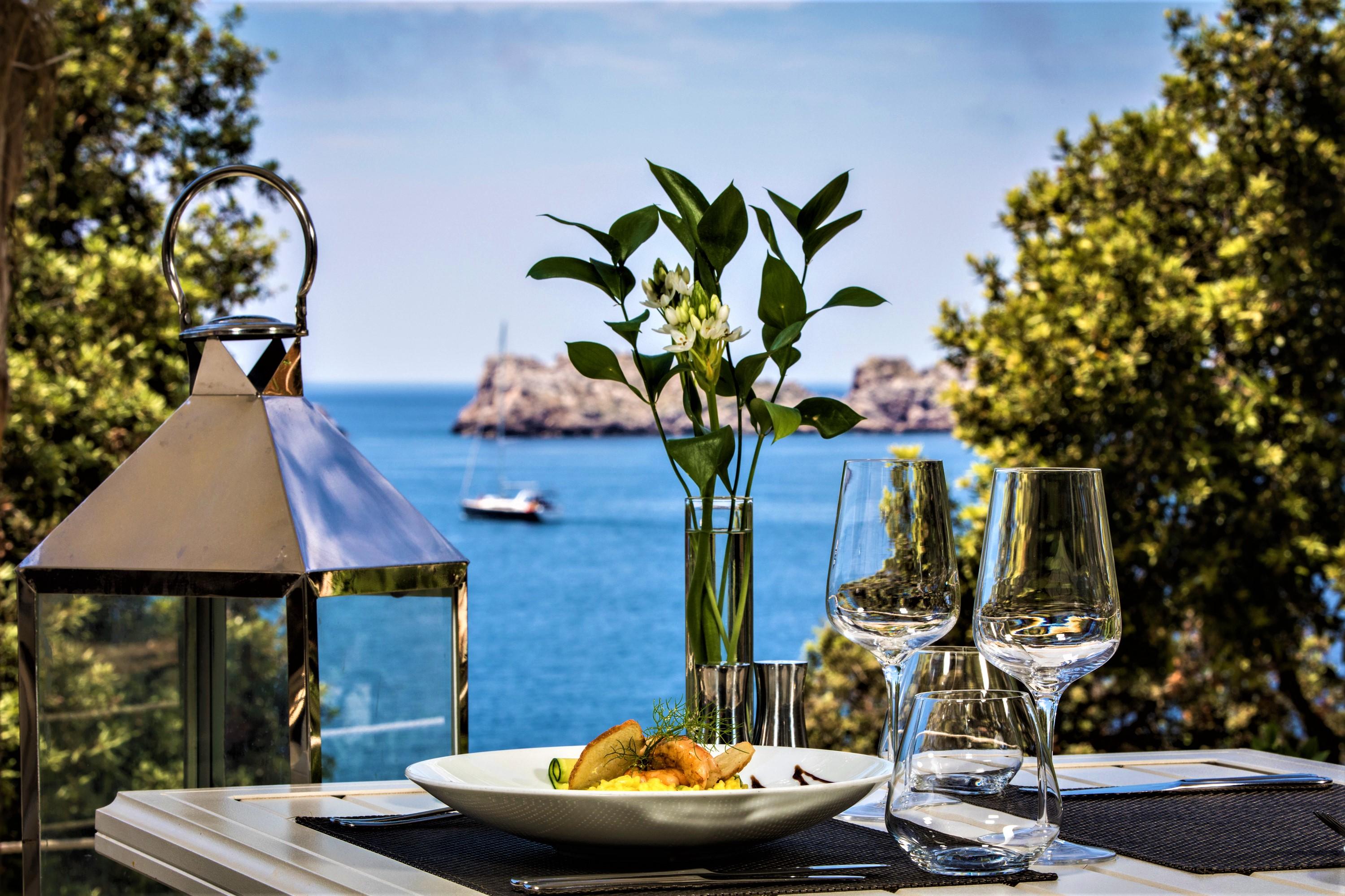 Royal Princess Hotel Dubrovník Exteriér fotografie The view from the restaurant