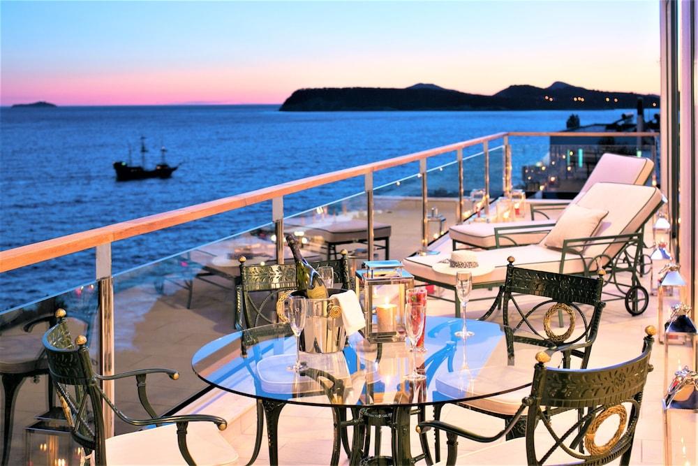 Royal Princess Hotel Dubrovník Exteriér fotografie View from the hotel